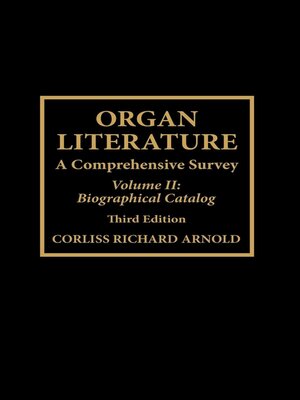 cover image of Organ Literature